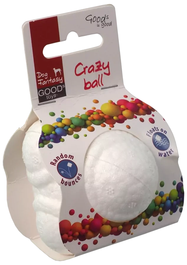 Hračka Dog Fantasy Crazy ball S míček z ETPU materiálu 6cm
