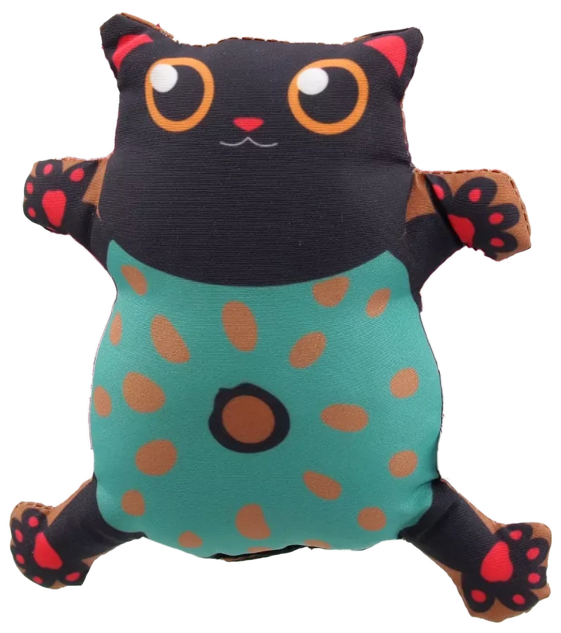 Hračka Let´s Play kočka s catnip, 14cm (typ 5)