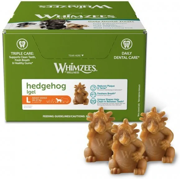 Dentální ježek - Whimzees L 7,6 cm