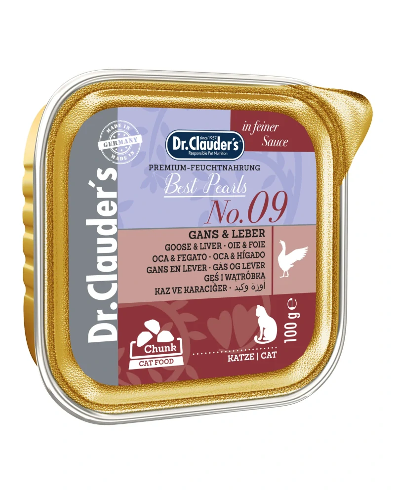 Dr.Clauder´s Gans & Leber (husí s játry) cat 100 g