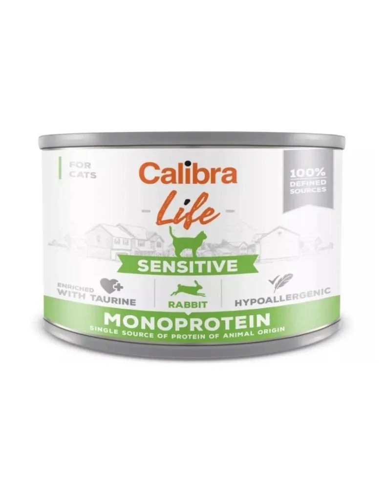 Calibra Cat Life Sensitive rabbit 200 g