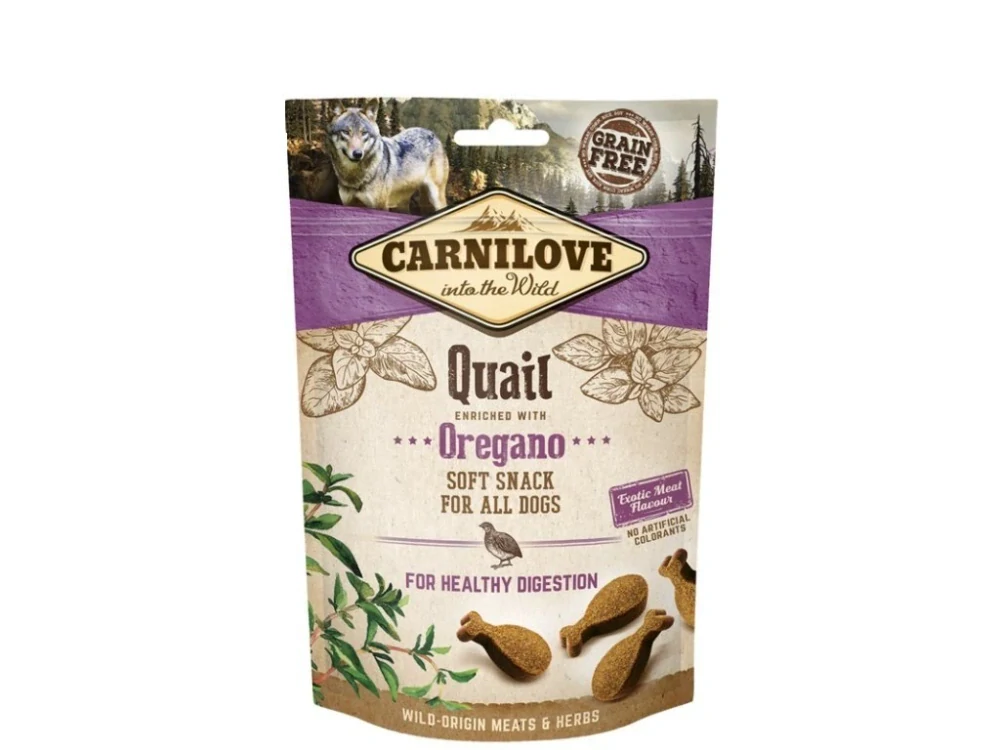 Carnilove Dog Pamlsek křepelčí s příchutí oregána 200 g