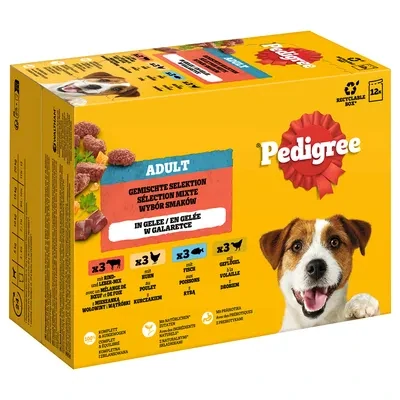 Pedigree kapsička adult v želé 100 g mix