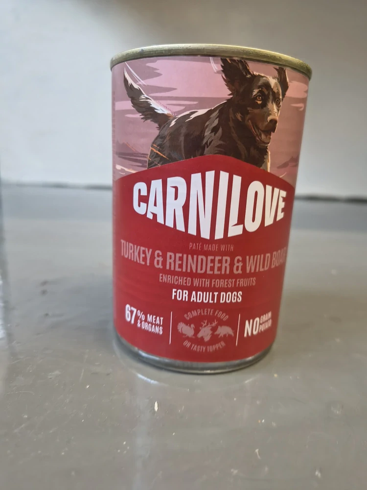 Carnilove konzerva dog (krůta,sob,divočák) 400g