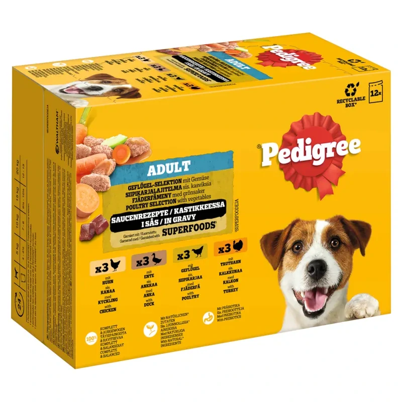 Pedigree kapsička adult 100 g ve šťávě MIX