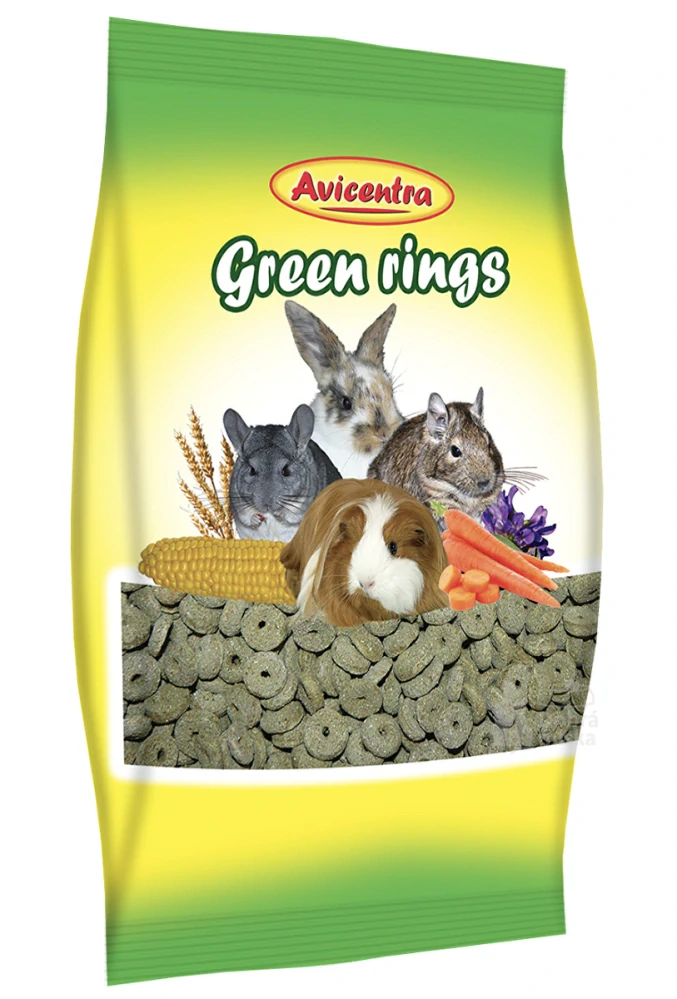 Avicentra Kroužky s vojtěškou pro hlodavce 250 g