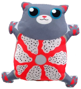 Hračka Let´s Play kočka s  catnip, 14cm (typ 4)