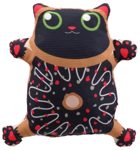 Hračka Let´s Play kočka s catnip, 14cm (typ 2)