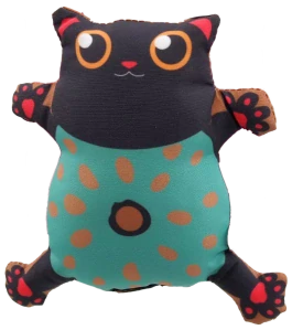 Hračka Let´s Play kočka s  catnip, 14cm (typ 5)