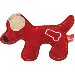 Akinu Psík hračka Premium kůže 17,5 cm (červená/černá varianta)