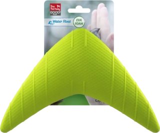 Hračka Dog Fantasy EVA  Foam bumerang plastová a  plovoucí zelená 23cm
