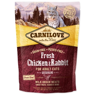 Carnilove Fresh Chicken & Rabbit Gourmand for Adult cats 400 g