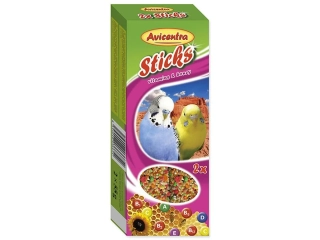 Avicentra tyč andulka vitamín+med 2ks 110 g