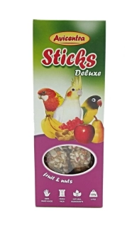 Avicentra tyč papoušek malý ovoce+ořech 2ks 110 g