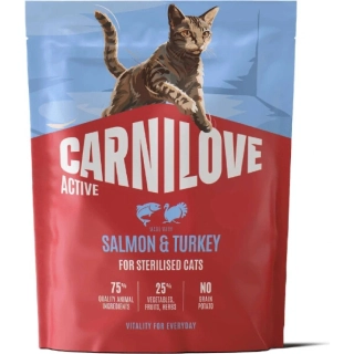 Carnilove active Salmon and Turkey for sterilised cats