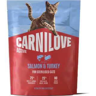 Carnilove active Salmon and Turkey for kittens