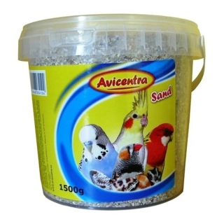 Avicentra Písek pro ptáky 1,5kg s mušlemi kbelík