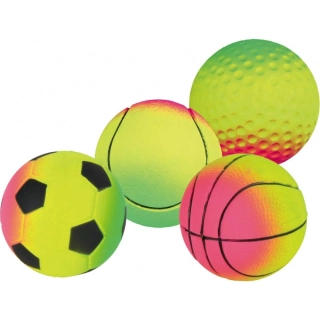 Míč gumový neon-duha 6cm Tatrapet 